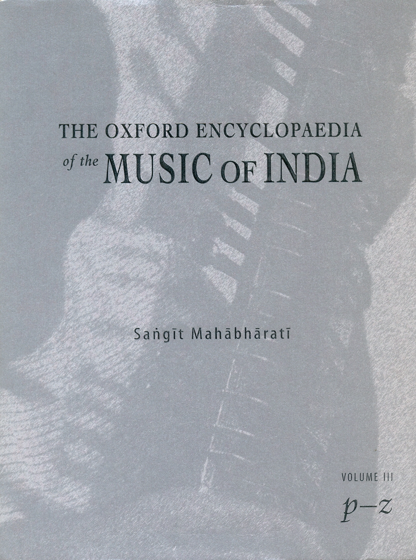 The Oxford Encyclopaedia of the Music of India Vol.III Image