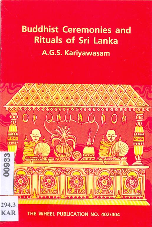 Buddhist Ceremonies and Rituals of Sri Lanka Image