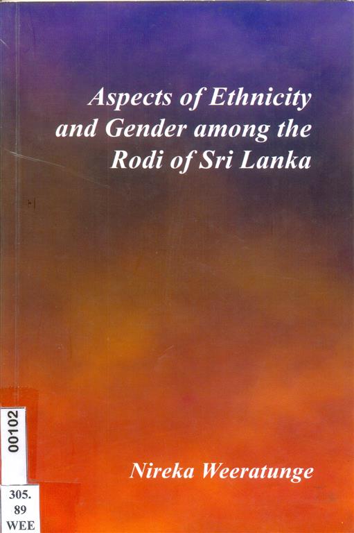 Aspect of Ethnicity and Gender among the Rodi of Sri Lanka Image