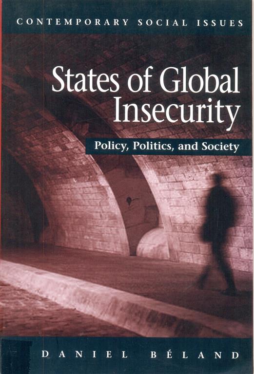 States of Global Insecurity : policy , politics and society Image