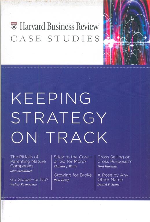 Harvard Business Review Keeping Strategy on Track Image