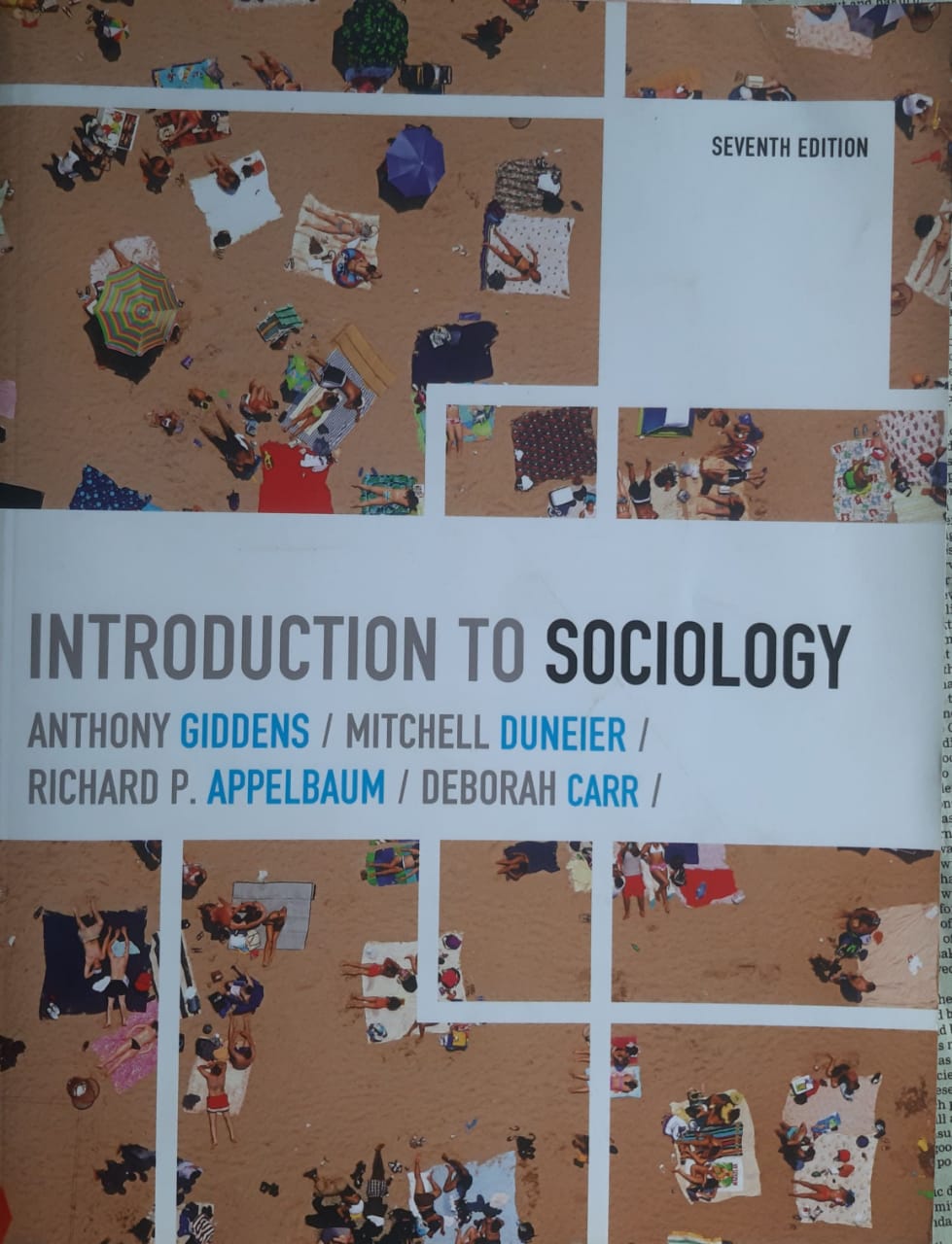 Introduction to Socialogy - 7th edition Image