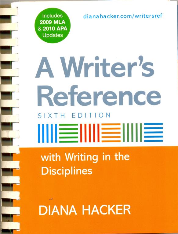A Writers Reference - 6th edition Image