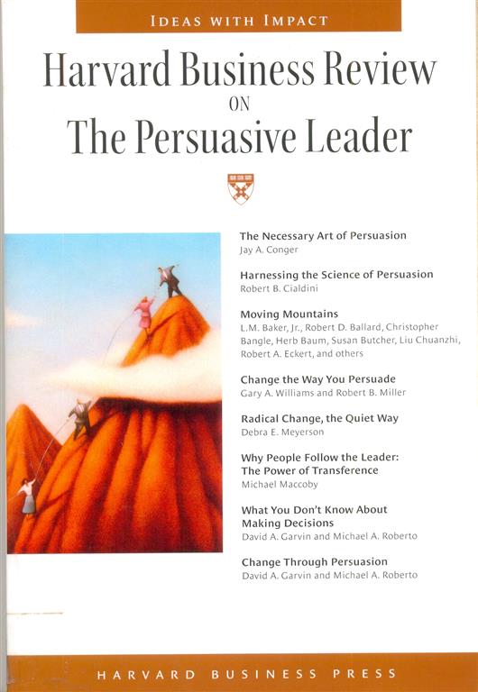 Harvard Business Review on The Persuasiva Leader-image