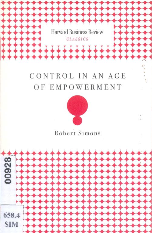 Control in an Age of Empowerment-image