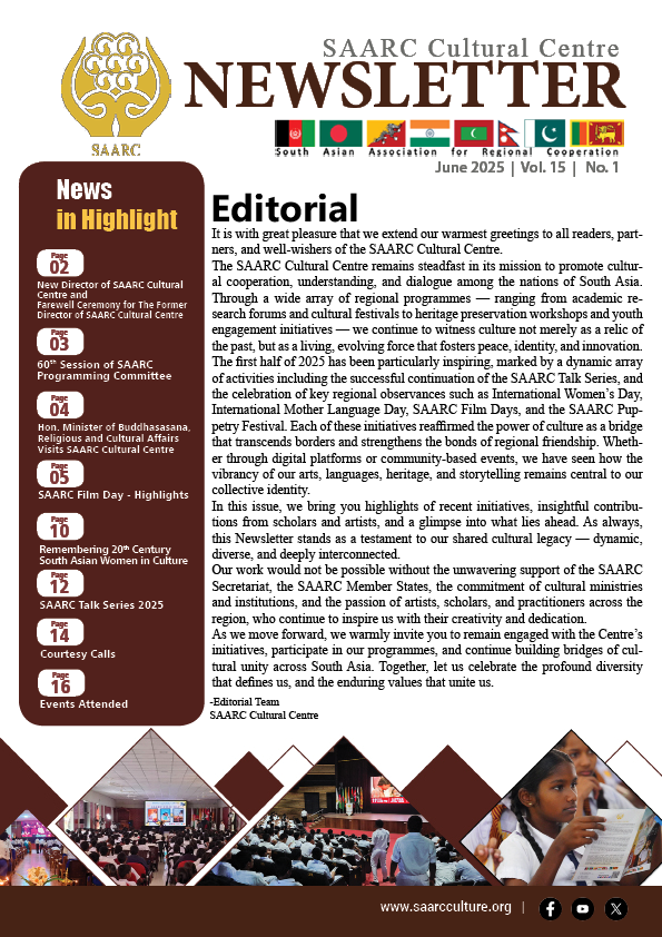 Newsletter - June 2025 -Vol.15 - No.1-image